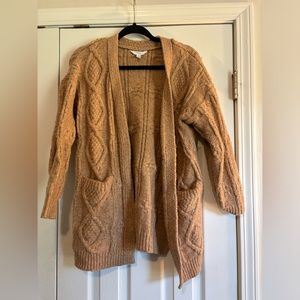 Time and True Small Tan Cardigan